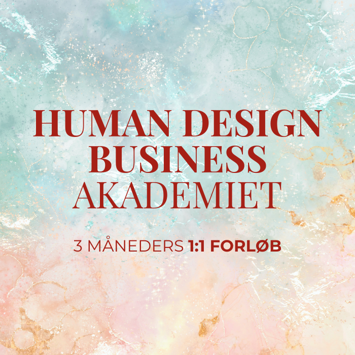 Human Design Business Akademi (1:1 forløb)